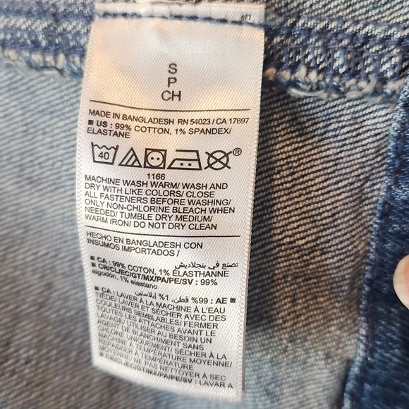 Old Navy Women's Belted Indigo Jean Jacket Size Small EUC - Picture 4 of 4